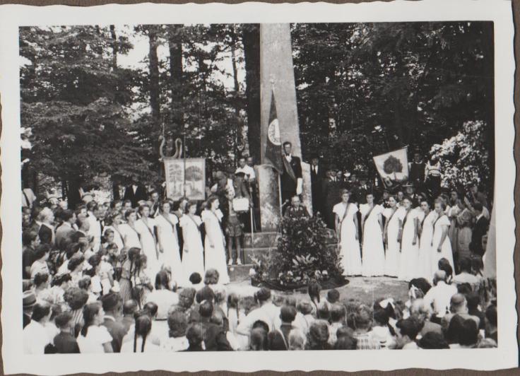 Feierstunde am Goldboden 1952 001