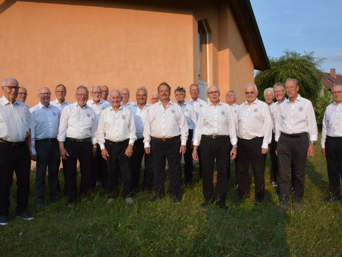 Der Männerchor im Jahr 2023.