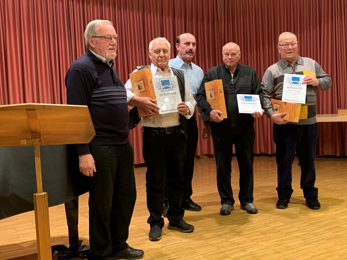 Ehrungen für langjährige Mitgliedschaft